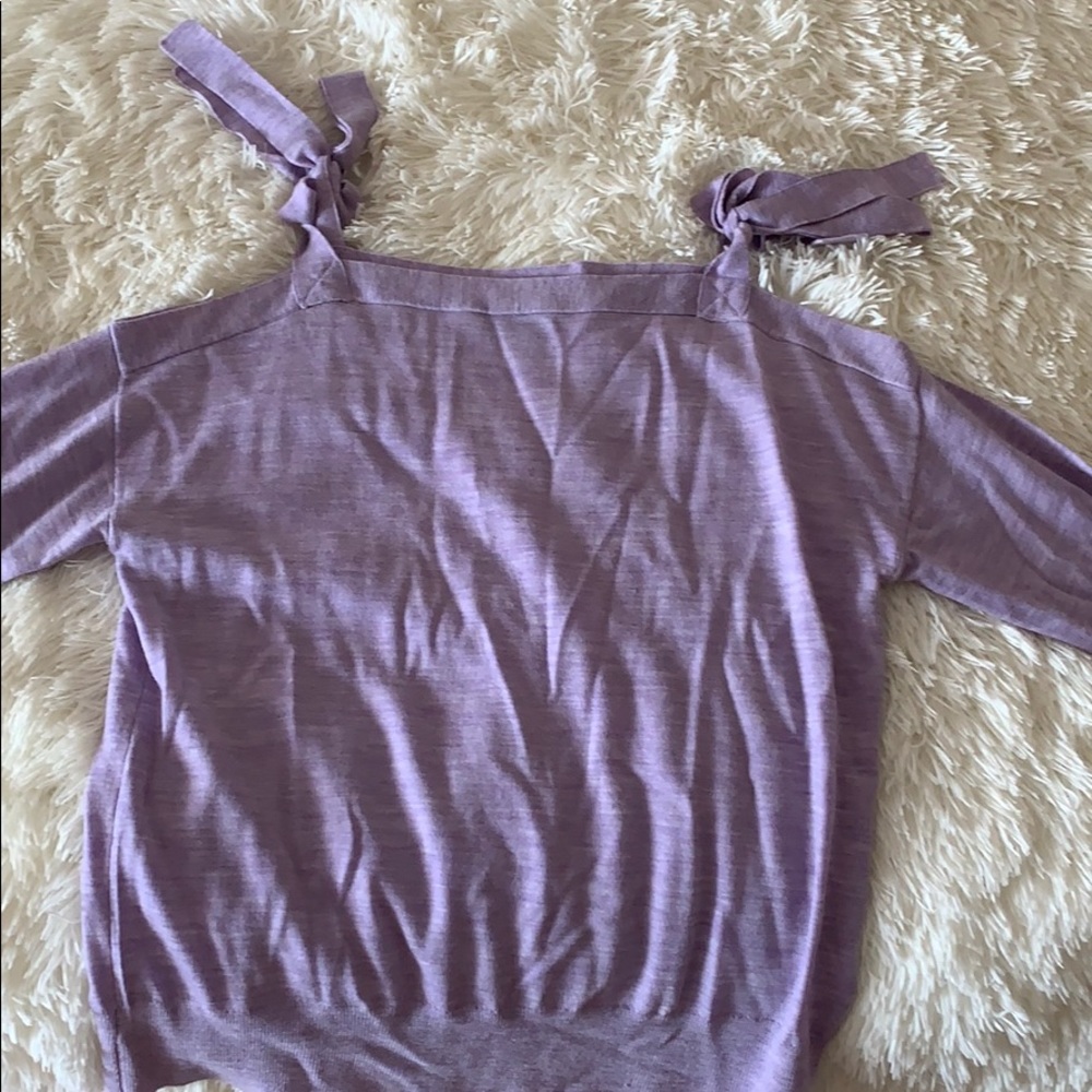 Purple Jcrew light sweater